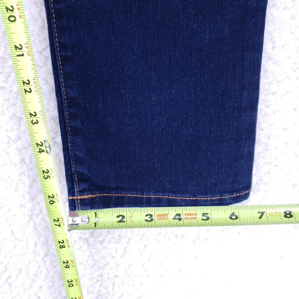 The Children's Place Jeans Girls Size 14 Dark Blue Stretch Super Skinny Denim
